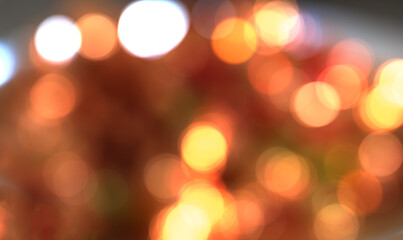 Fototapeta premium orange bokeh