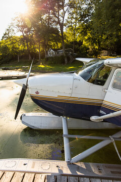 Front Of Small Float Plane