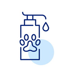 Fototapeta premium Pet wash icon. Pixel perfect, editable stroke line 