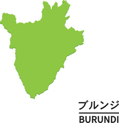 Obraz premium ブルンジのイラスト