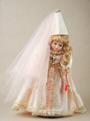 Vintage porcelain doll
