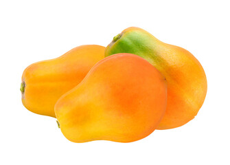 Papaya isolated on transparent png