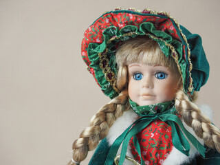 Vintage porcelain doll