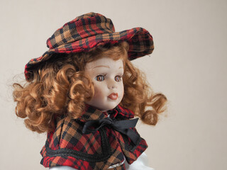 Vintage porcelain doll - 546770537