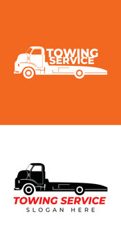 creative logo design for your towing service company