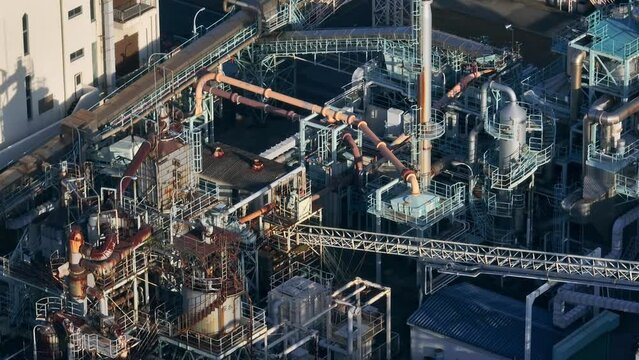 産業施設の空撮