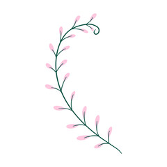 Pink Leaf Decoration