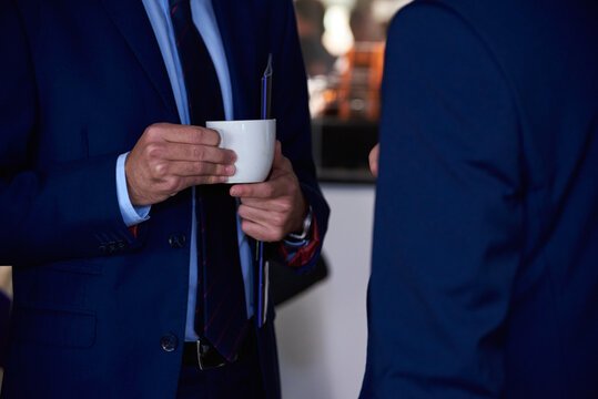 Business breakfast meeting