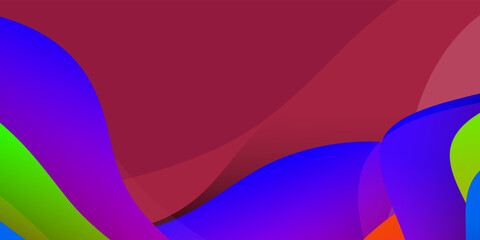 Dot red purple wave line light gradient dark background. Abstract technology big data digital background.