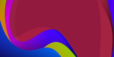 Dot red purple wave line light gradient dark background. Abstract technology big data digital background.