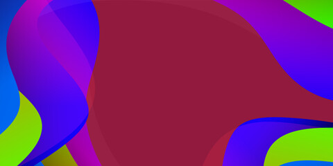 Dot red purple wave line light gradient dark background. Abstract technology big data digital background.