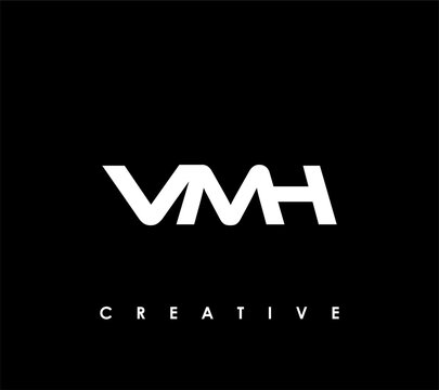 VMH Letter Initial Logo Design Template Vector Illustration