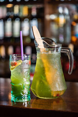 tasty cocktail in the bar