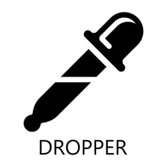 Dropper medical icon vector illustration