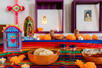 Deceased family mexican altar