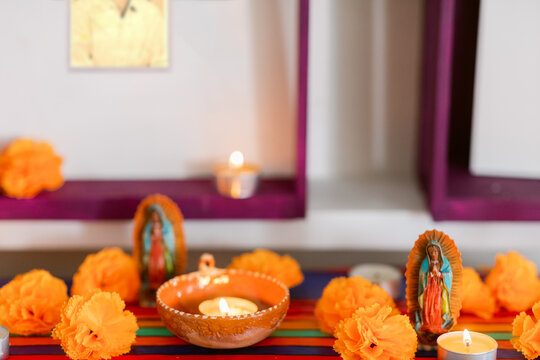 Altar and ofrendas still life 