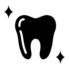clean teeth cleaning dental healthcare icon