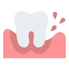 gum disease gum infection teeth gum icon