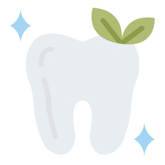 fresh teeth clean dental hygienic icon