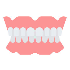 denture false teeth artificial dental icon