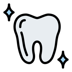 clean teeth cleaning dental healthcare icon