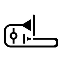 trombone instrument musical music icon