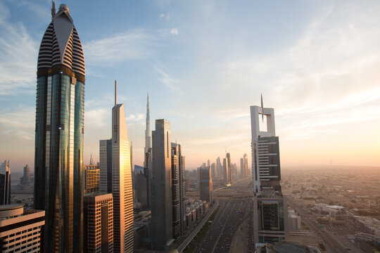 Dubai at sunset