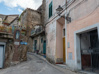 Pietravairano, a medieval village in the province of Caserta, Italy.