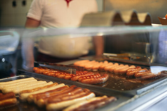 Currywurst street stall in Berlin
