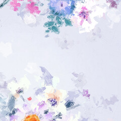 Fototapeta na wymiar Beautiful elegant rose flower floral illustration