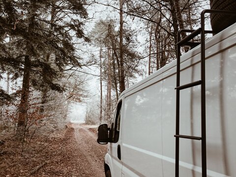 winter camper van
