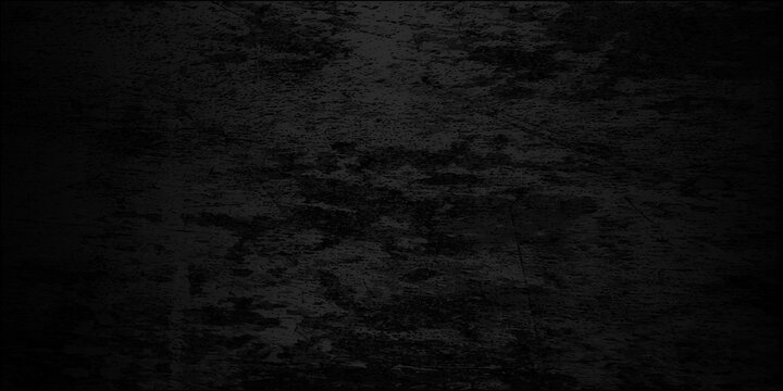 Scary dark walls, concrete cement texture for background. Dark grunge background with scratches, Dark wall halloween background concept, horror texture banner, cement grunge wall.