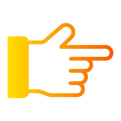 swipe right gradient icon