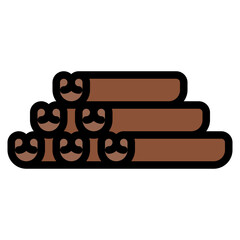 cinnamon ingredient bakery food icon