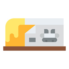 butter ingredient bakery food icon