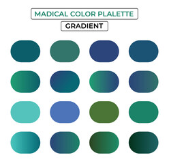 Medical Color Palette and Gradient