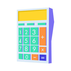 Illustration graphic of Calculator. Perfect for banner, social media, etc.
