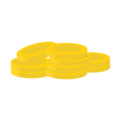 Illustration graphic of Many Coins. Perfect for banner, social media, etc.