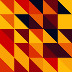 Abstract Bauhaus geometric pattern background. Color art design. Colorful Bauhaus pattern background design. Vector pattern design. 