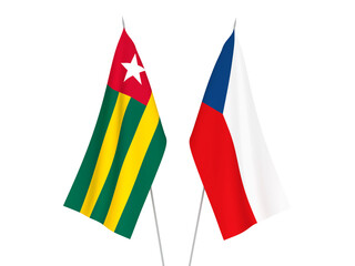 Togolese Republic and Czech Republic flags