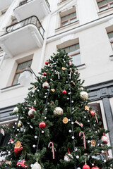 Fototapeta na wymiar traditional Christmas tree