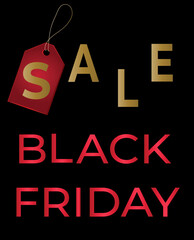 Black Friday banner. Black Friday sale design. Black Friday design, sale, discount, advertising, marketing price tag. Discount tag.