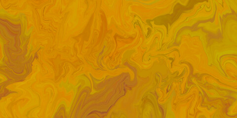 Fire flames on a red and orange liquied marble background with colorful liquid marble surfaces design. Abstract color acrylic pours liquid marble surface design.	
