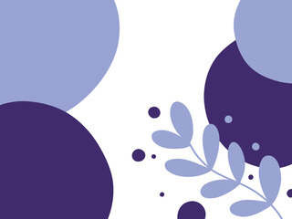 hand draw modern abstract shape background