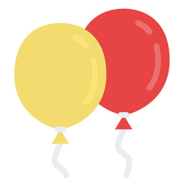 ballloon party decoration toy icon