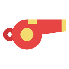 whistle sound childhood toy icon