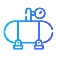 air compressor gradient icon