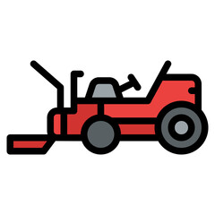 snow blower cleaning vehicle winter icon