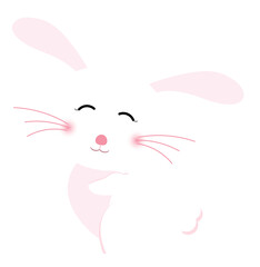 Cute Bunny rabbit cartoon