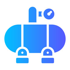 air compressor gradient icon